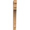 Ekena Millwork Merced Block Rough Sawn Bracket, Western Red Cedar, 4"W x 30"D x 42"H BKT04X30X42MRC05RWR - alternate 2